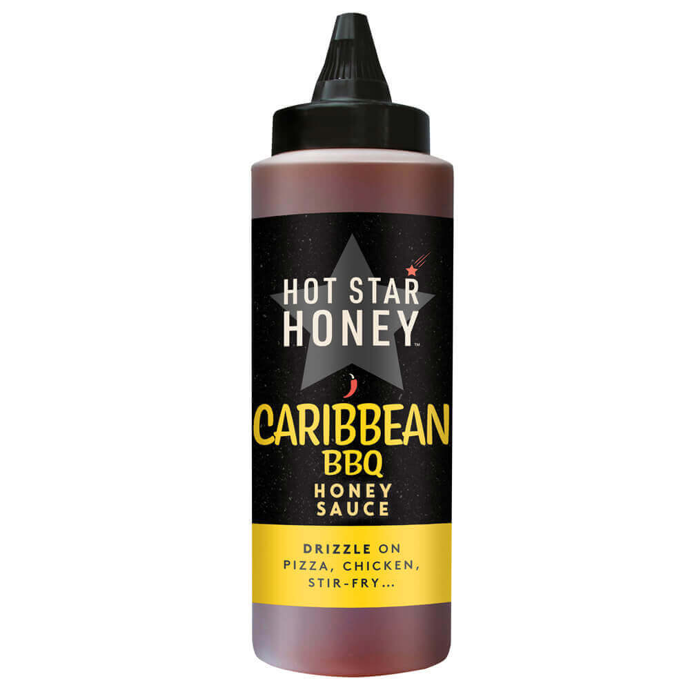 Hot Star Honey Caribbean BBQ Honey Sauce 315g